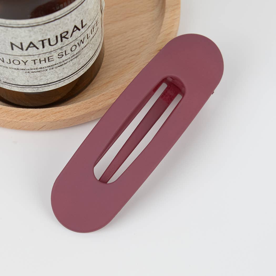 Solid Color Matte Duckbill Clip