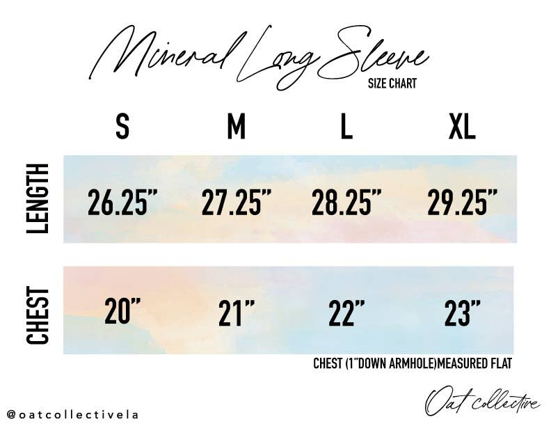 SURF Mineral Washed Long Sleeve Graphic
