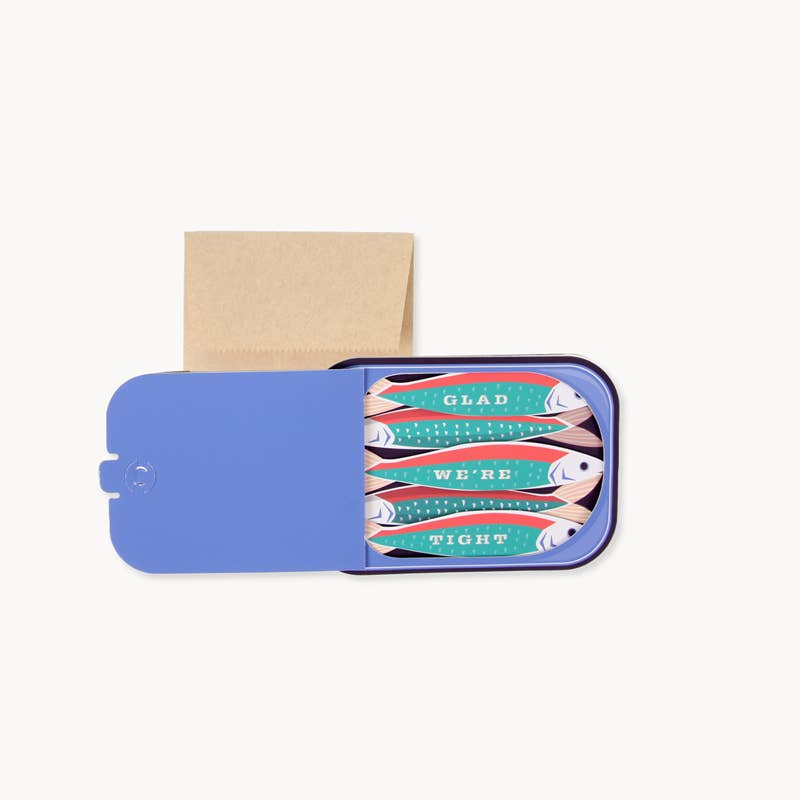 Sardines Laser-cut Greeting Card with Pull-Tab- For Friends
