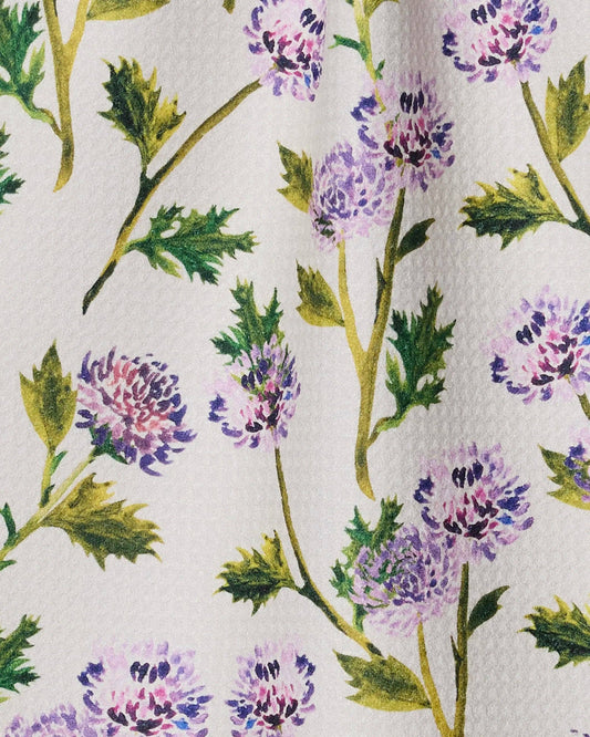 Blooming Thistle Mini Towel