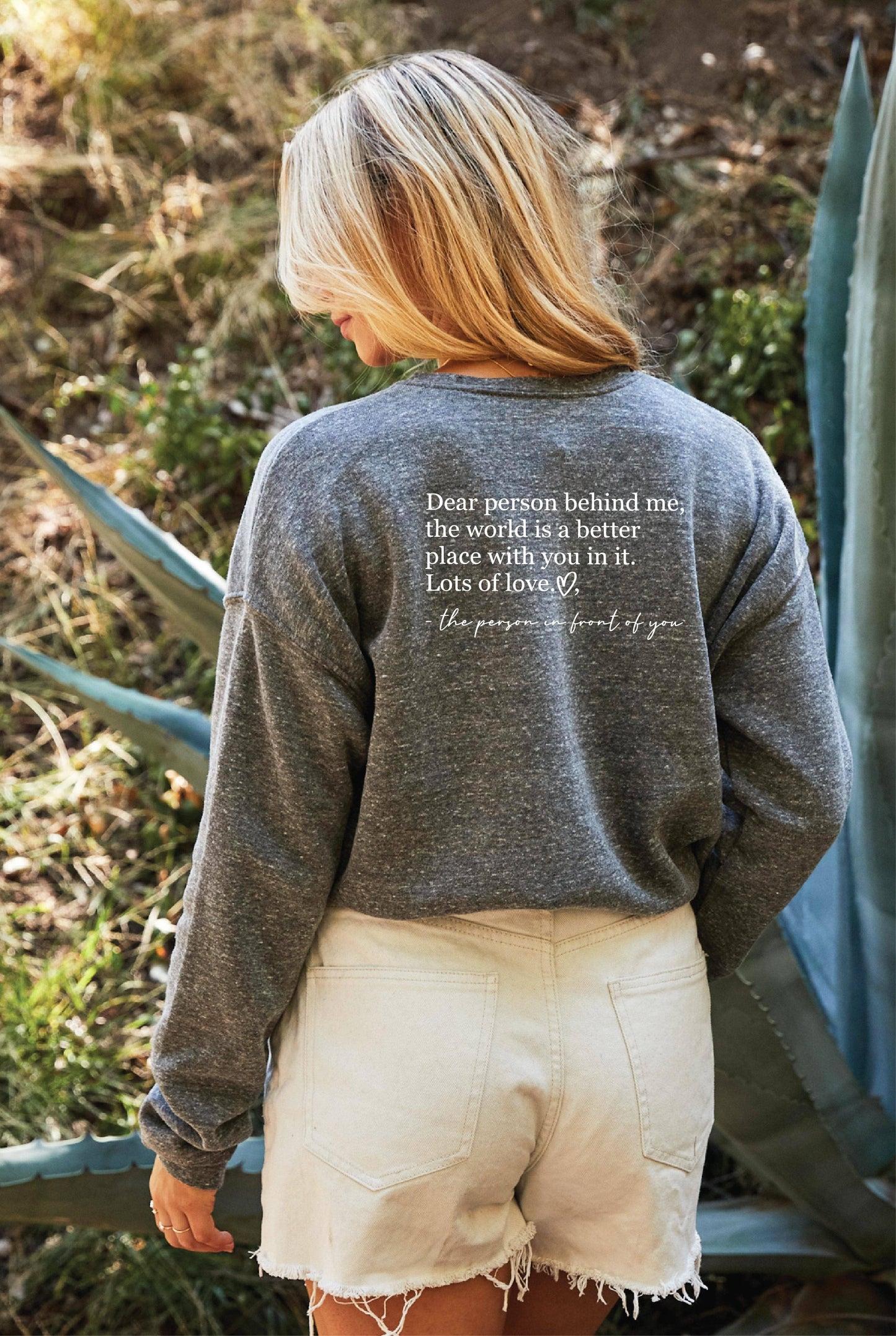 DEAR PERSON BEHIND ME Graphic Sweatshirt