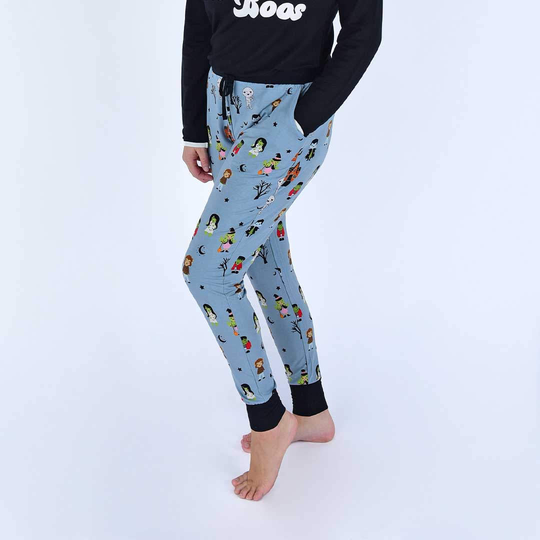 Monster Mash Halloween Women's Bamboo Pajama Pant Set (w/pockets!)