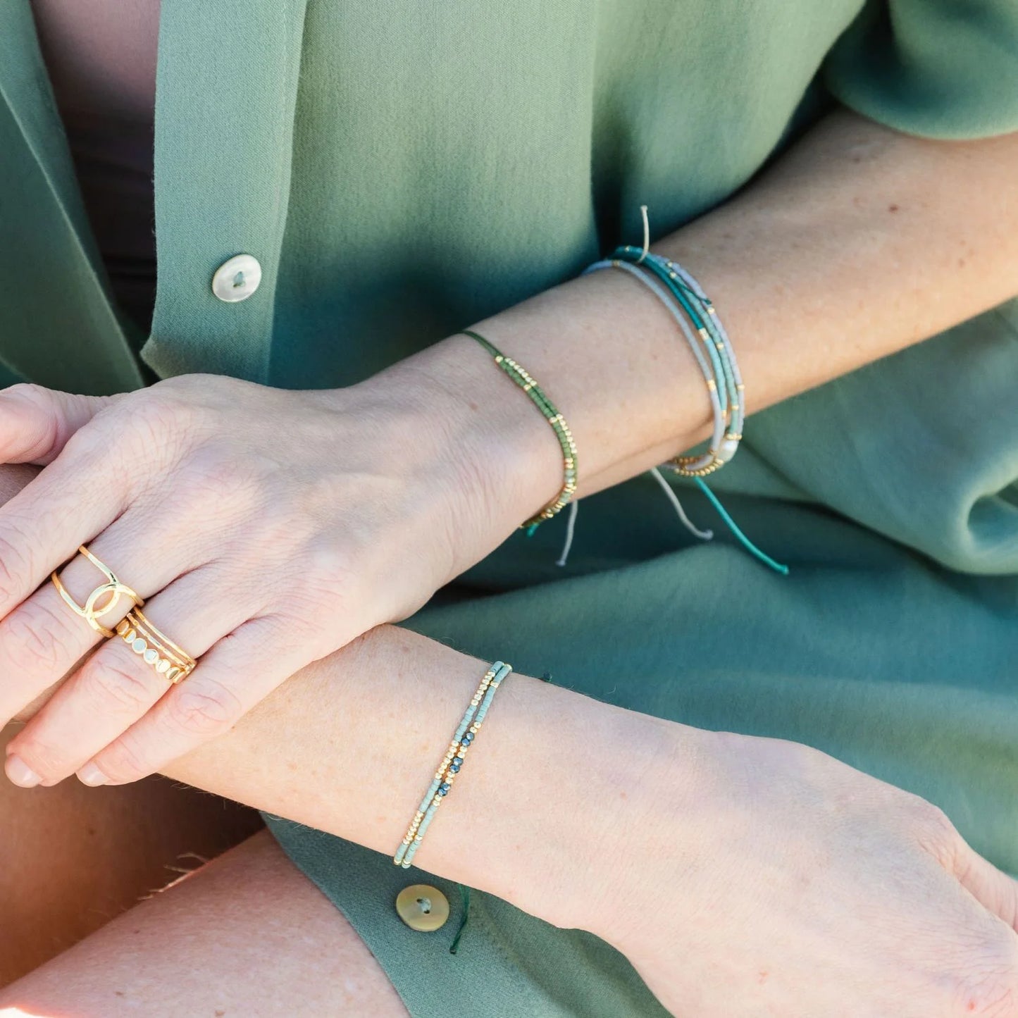 Delicate Single Row Miyuki Delicate Bracelets | Mix & Match