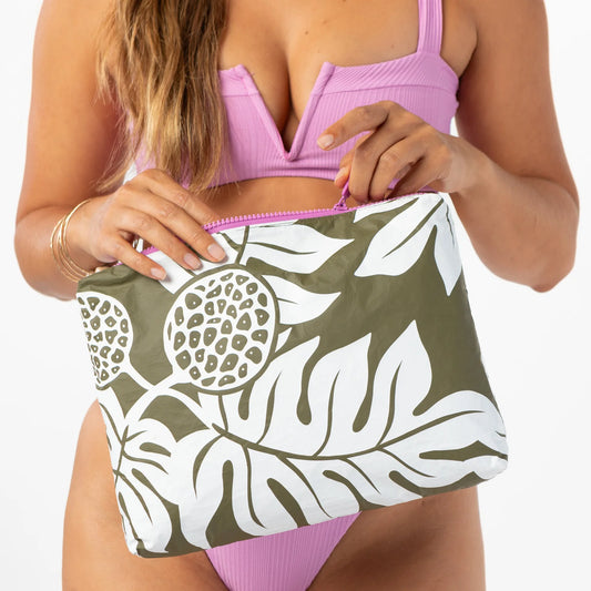 Mid Pouch Holomua White/Olive