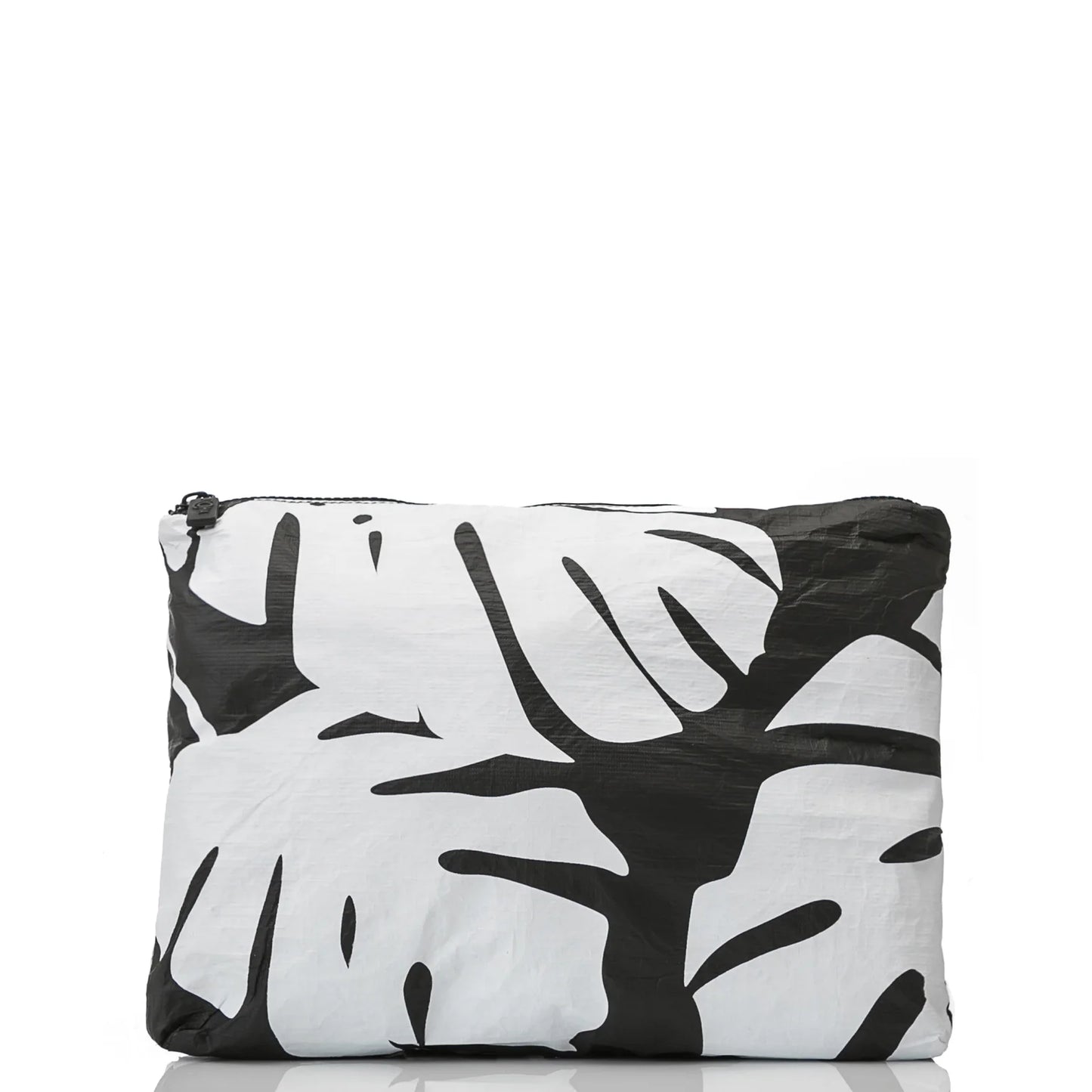 Mid Pouch Monstera White/Black