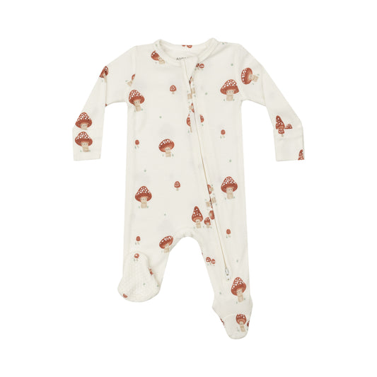 Mushroom 2-way Zip Footie