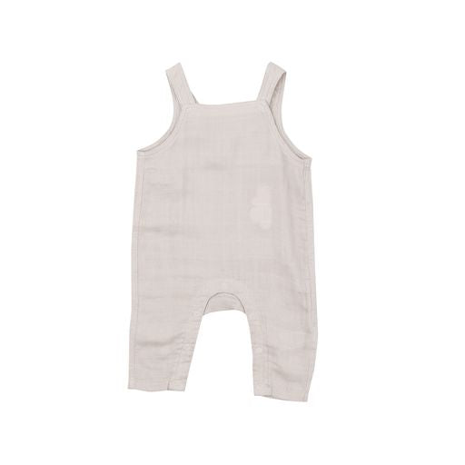 Oatmeal Muslin Overalls