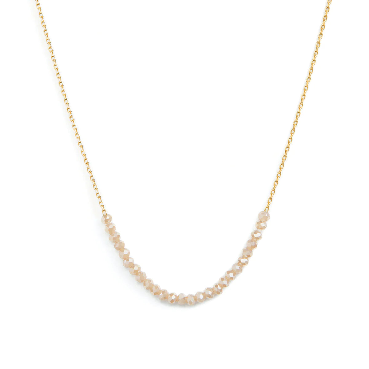 Delicate Necklace | Peach & Gold