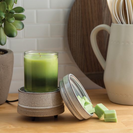 Plug-in Table Top 2-in-1 Fragrance Warmer | Rustic White
