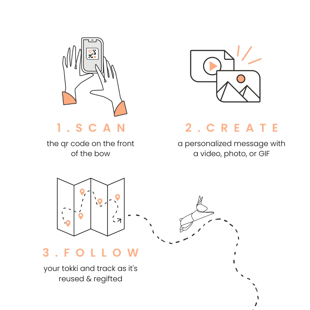 QR Code Video Message Gift Bag | Flutter | Medium Bag