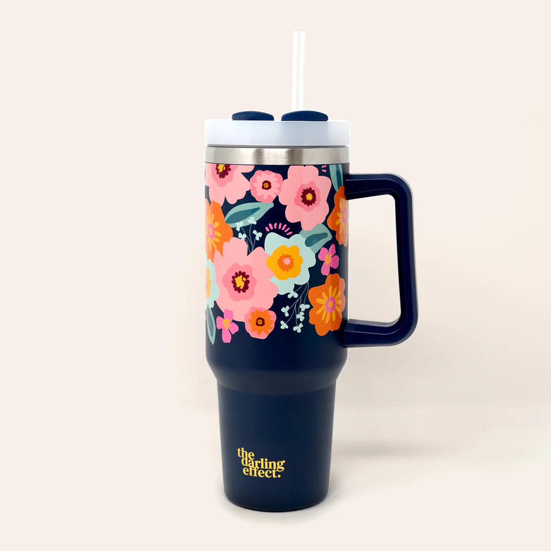 Handled Tumbler 40 oz | Bright & Bloomy