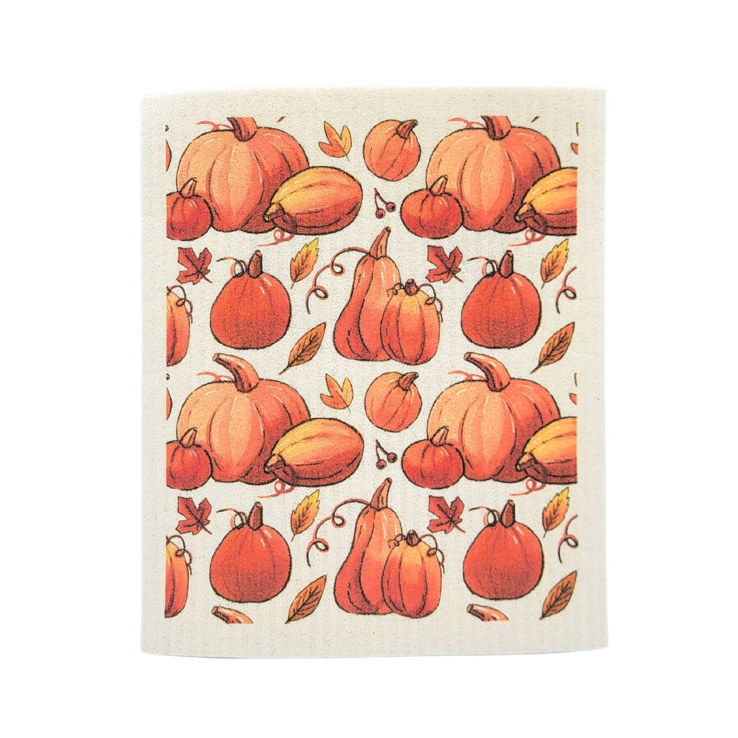 Driftless Studios - Fall Pumpkin Patch Swedish Dishcloth - Fall Decor