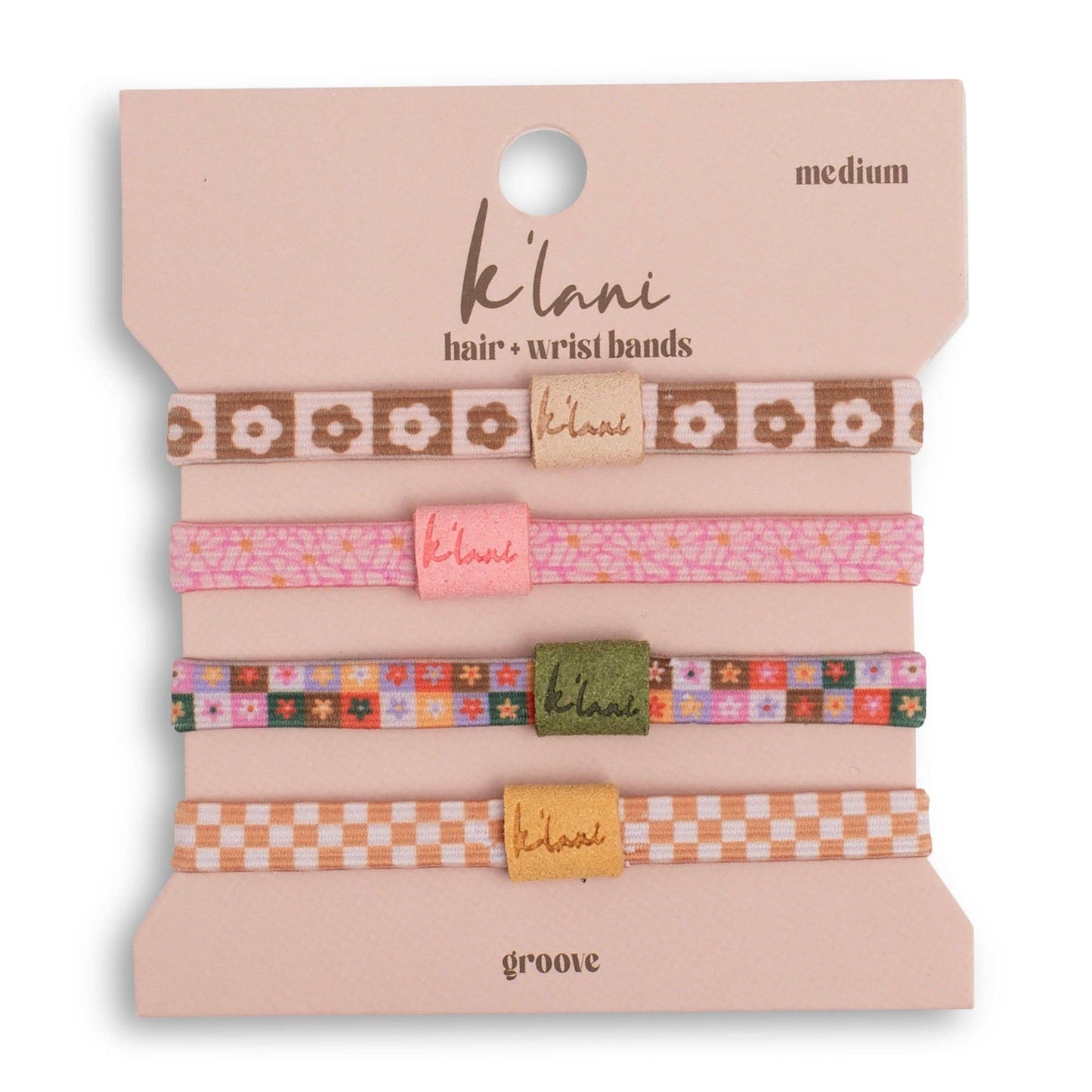 K'Lani hair tie bracelets - Groove - Hair + Wrist Band