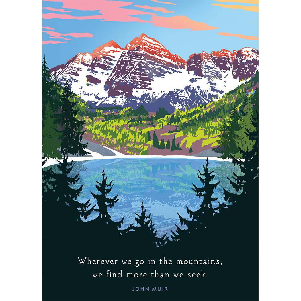 Studio Eleven Papers - Mountains Birthday Card