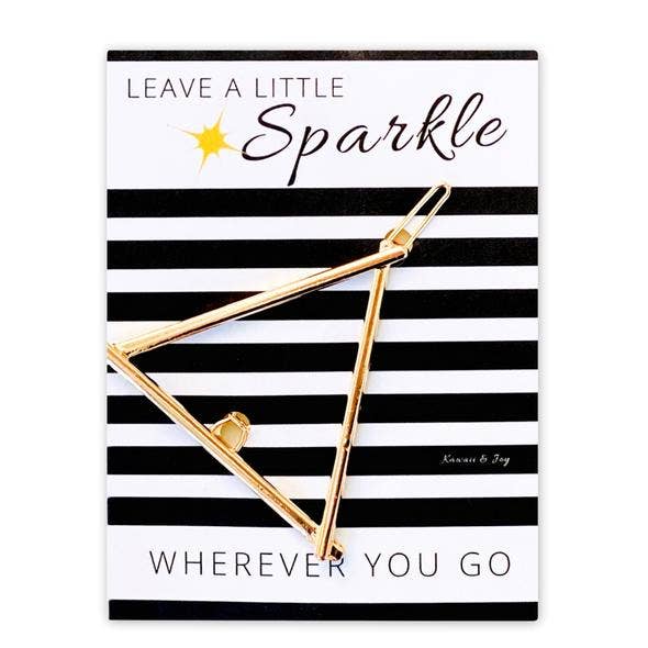 Tiny Gift Society - Sparkle Triangle Hair Clip