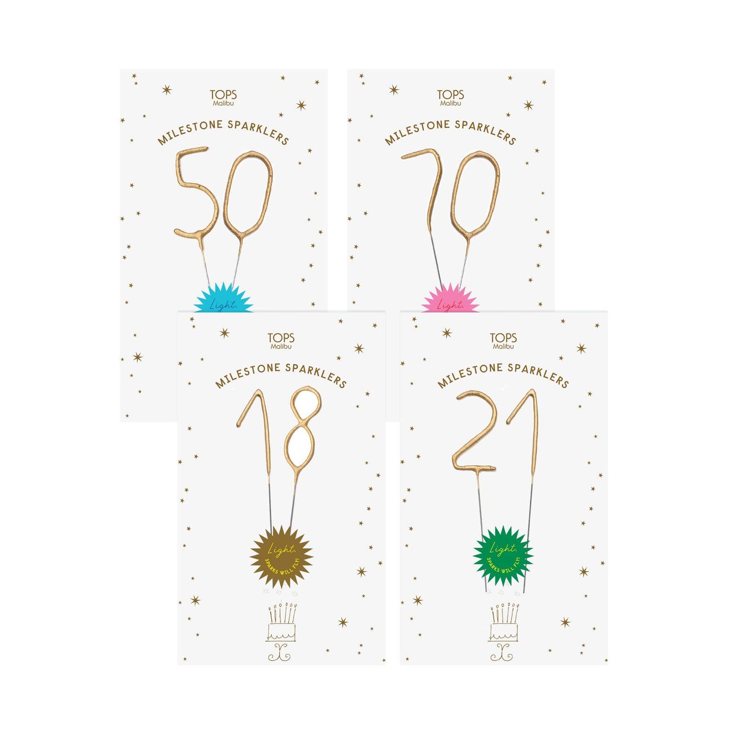 TOPS Malibu - Milestone Sparklers | 40