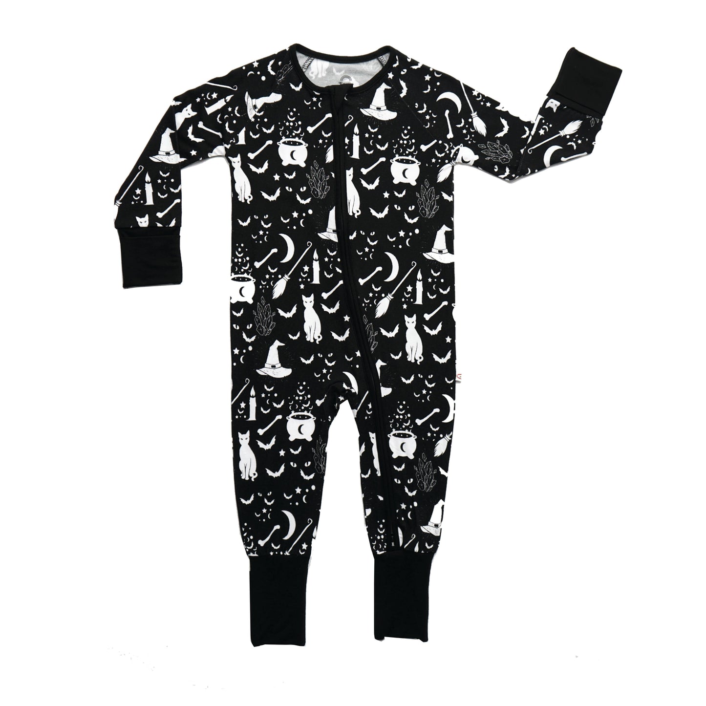 Hocus Pocus Halloween Bamboo Baby Convertible Footie Pajamas