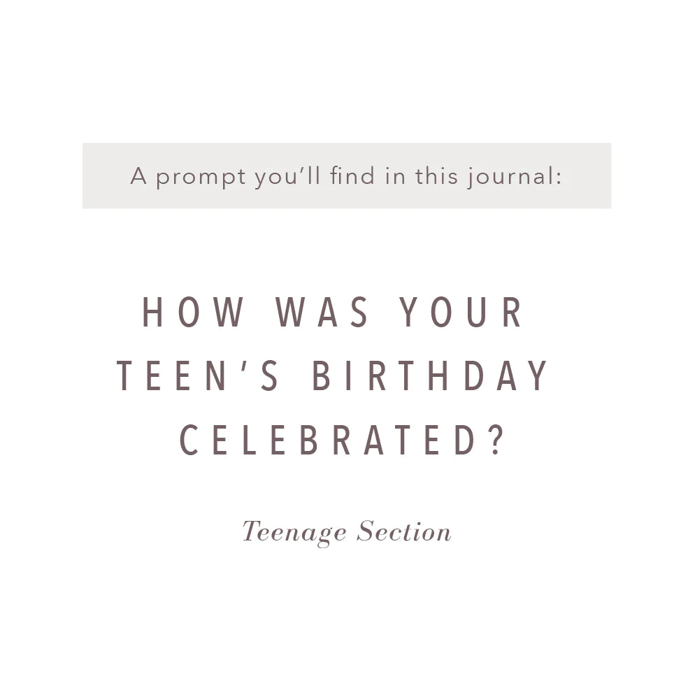 Childhood History Keepsake Box + Journal