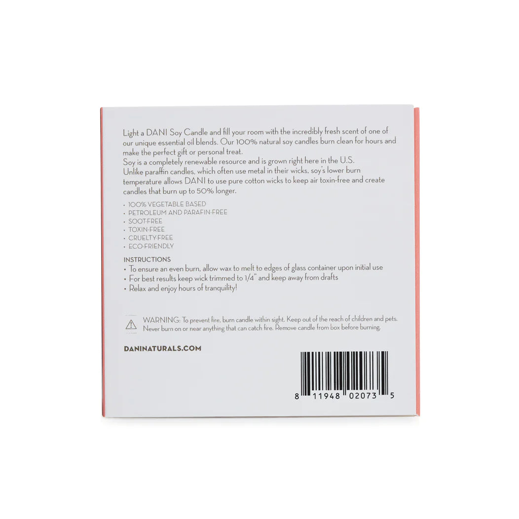 Dani Naturals 7.5 oz Soy Candle Votives