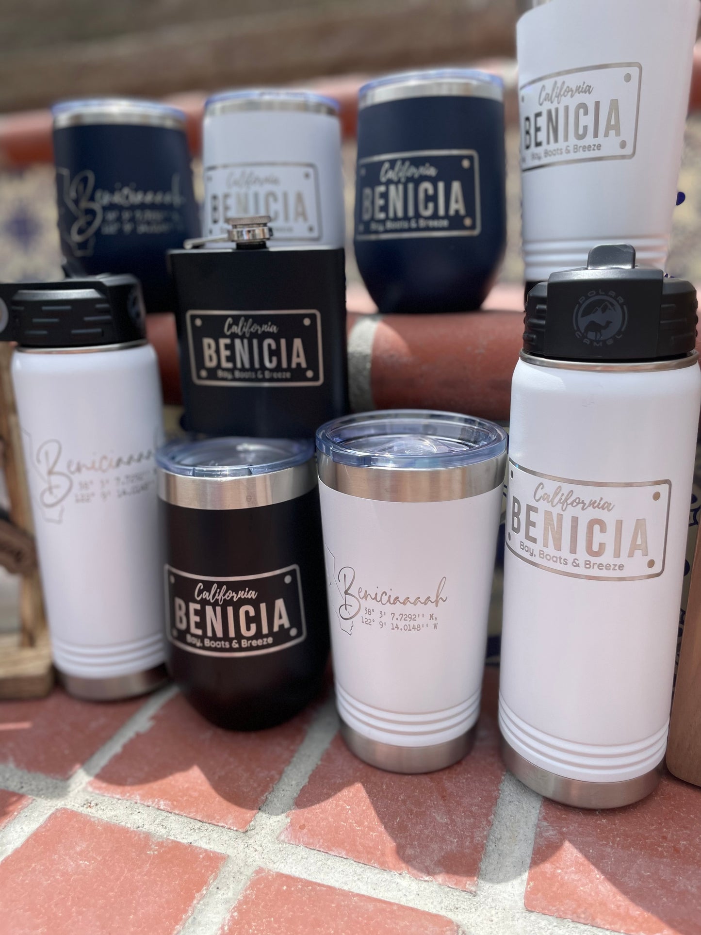 BENICIA | 12 oz Wine Tumbler | Multiple Styles and Colors