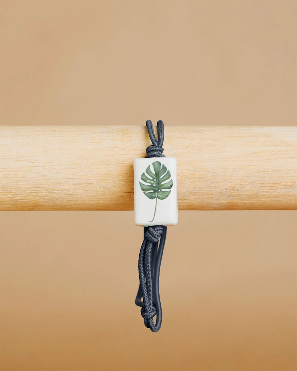 Doodle Bracelet | Monstera Leaf