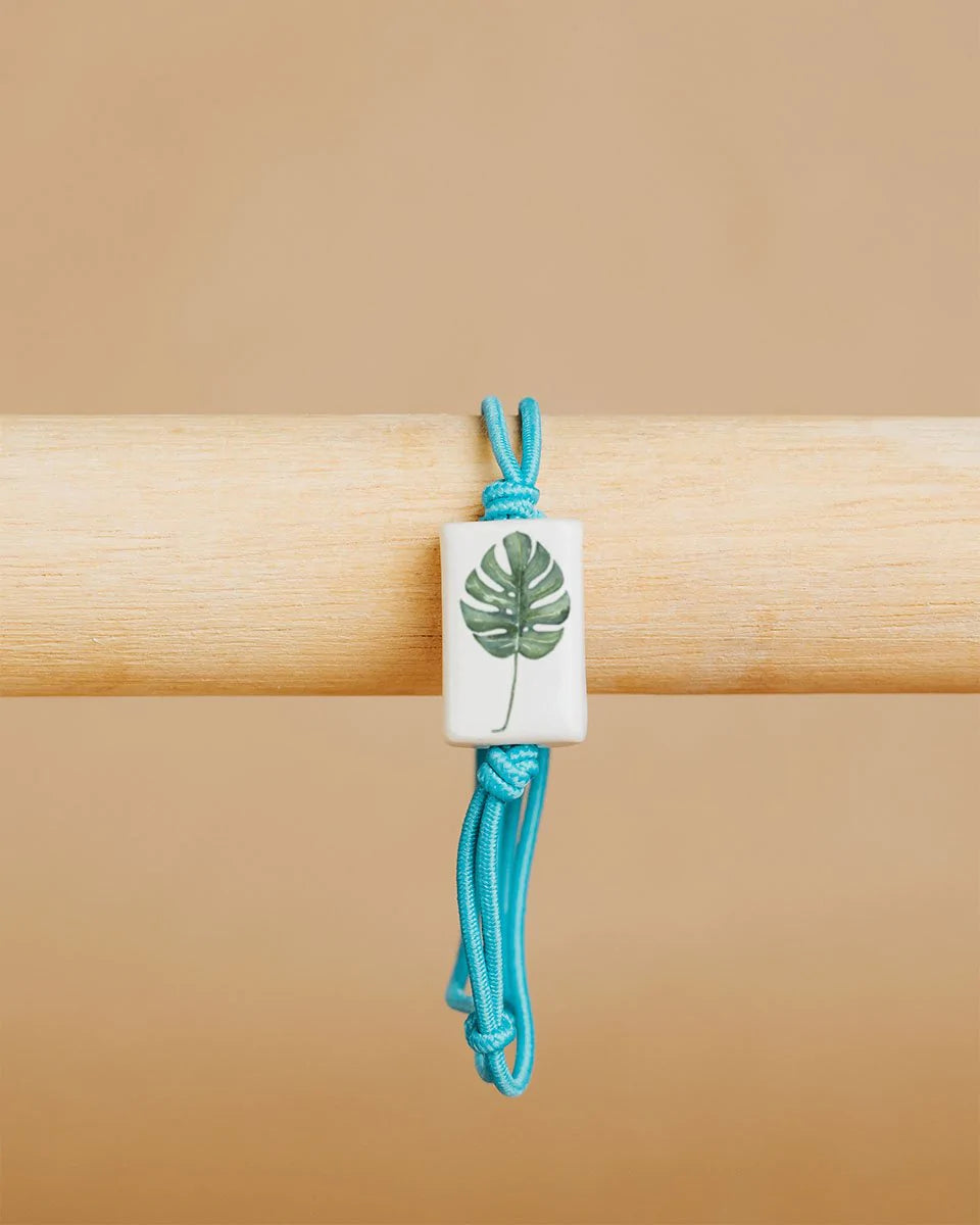Doodle Bracelet | Monstera Leaf