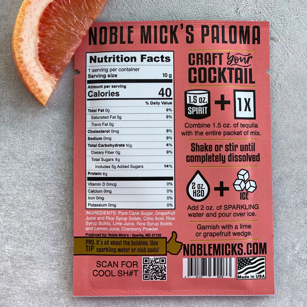 Noble Micks Drink Mixes