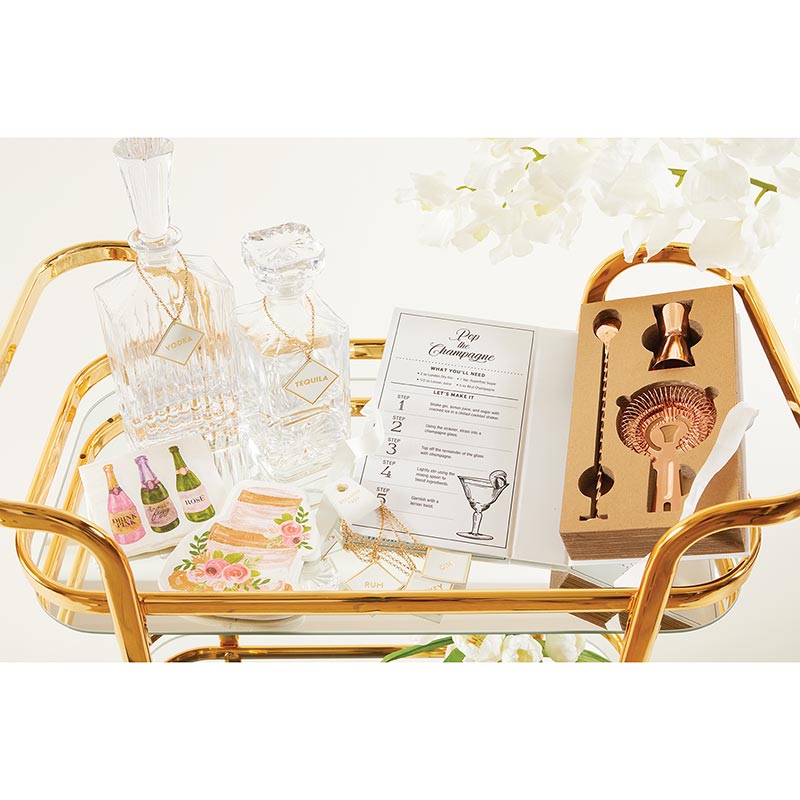Rose Gold Barware Set