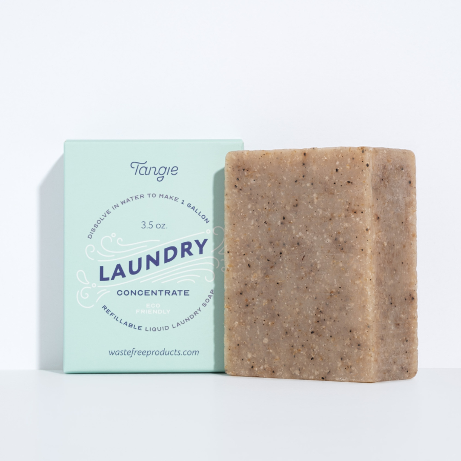Tangie LLC - Packaged Laundry Bar by Tangie. Makes 1-gallon. zero waste