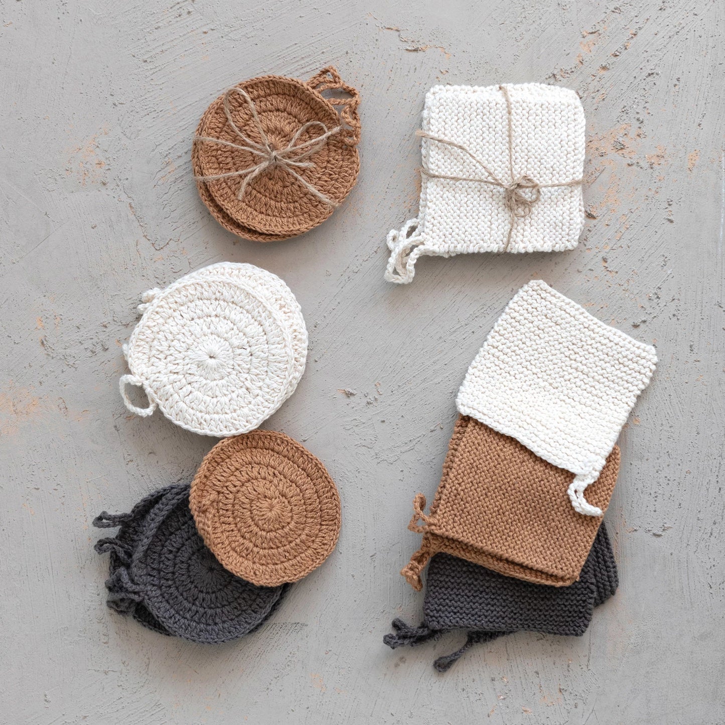 Cotton Crocheted Dish Scrubbies