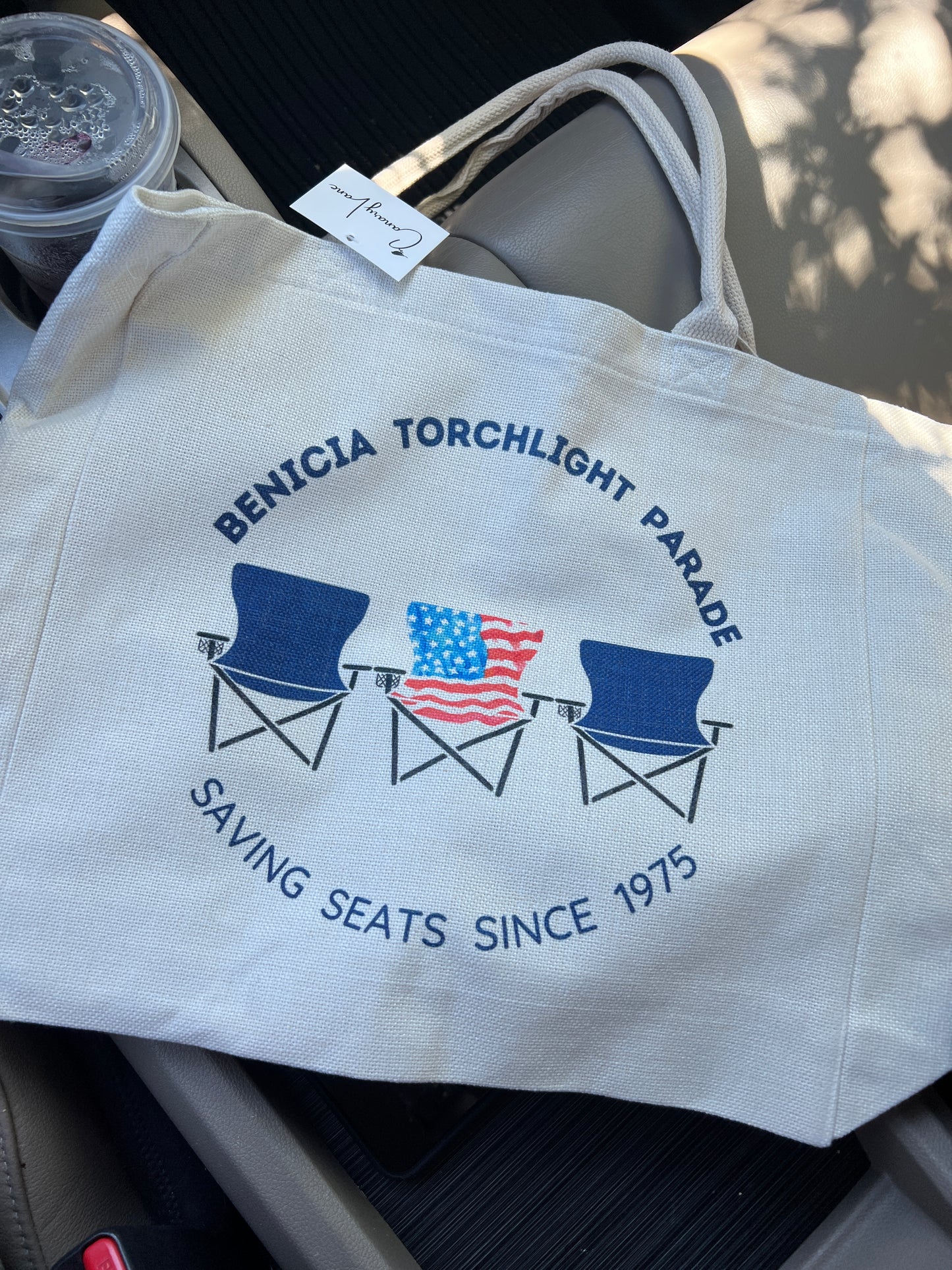 Benicia Torchlight Parade Canvas Tote