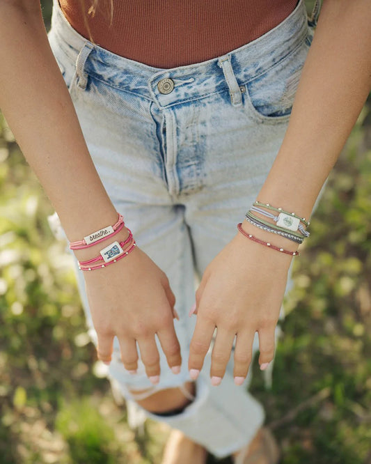 Doodle Bracelet | Monstera Leaf