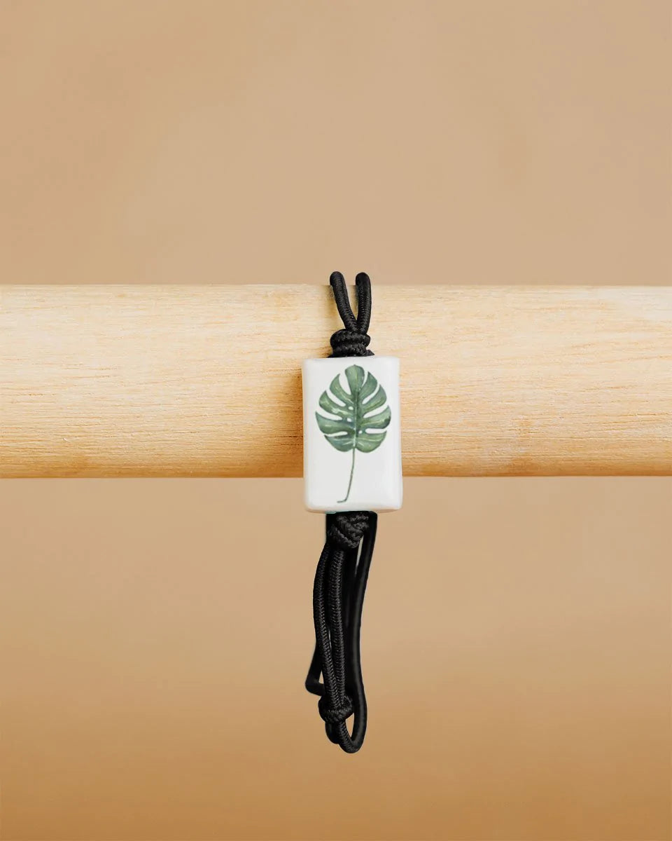 Doodle Bracelet | Monstera Leaf