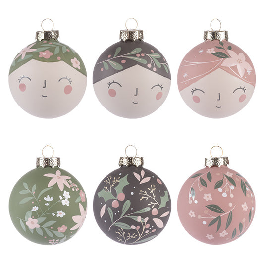 Reyna Hand Painted Ornaments