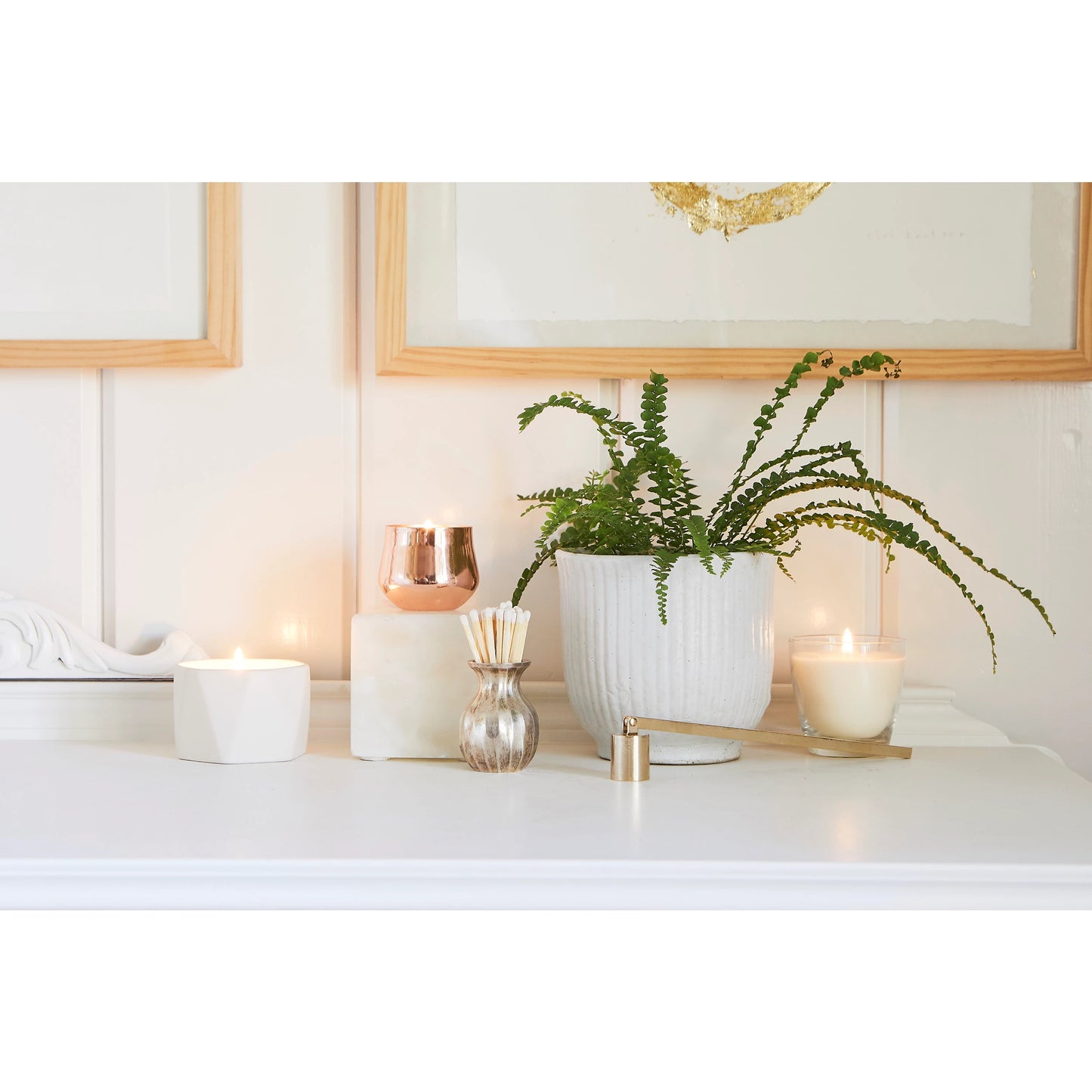 Gold Candle Snuffer