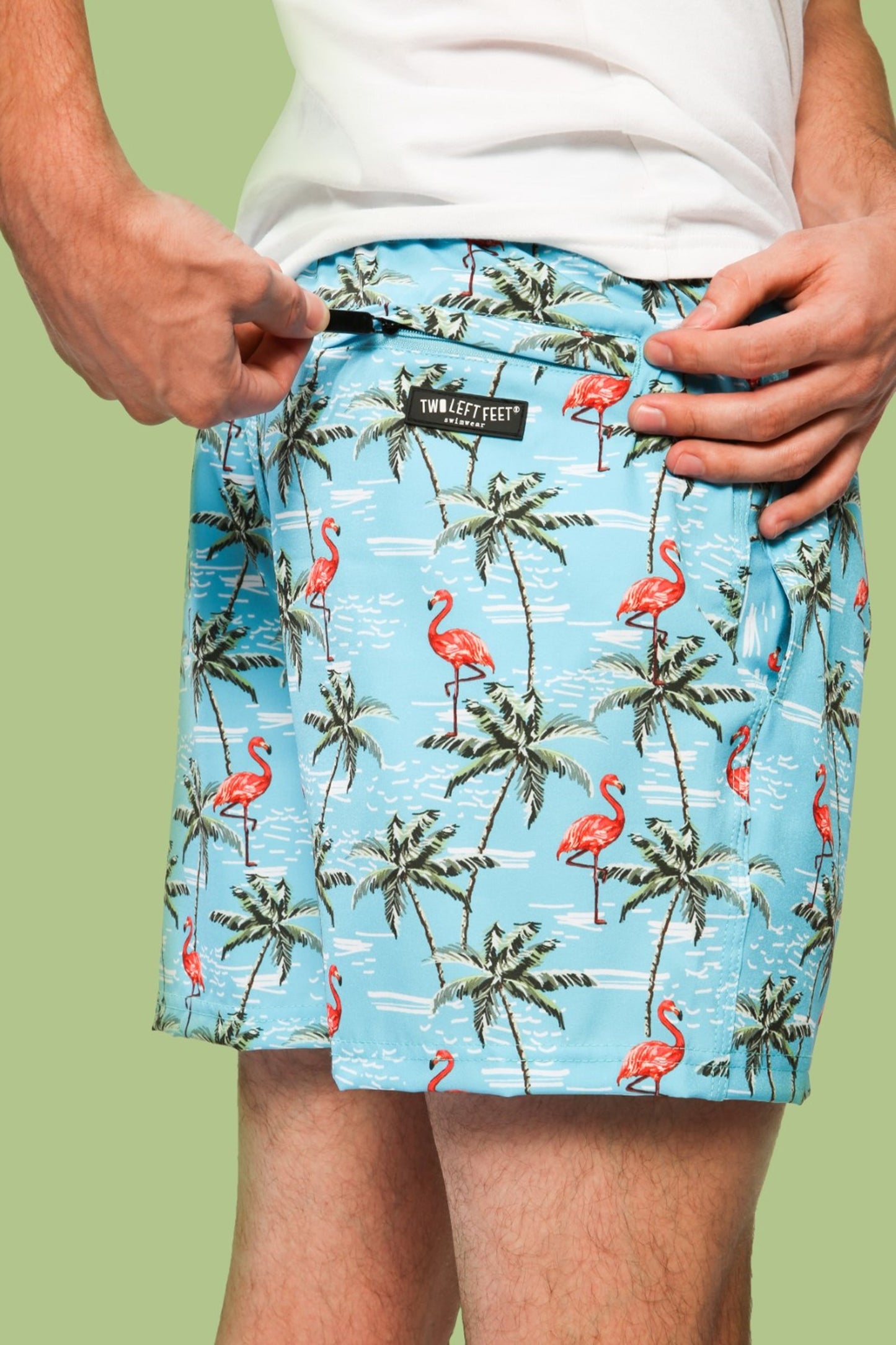 Men's UV Swim Trunks | Flamingos