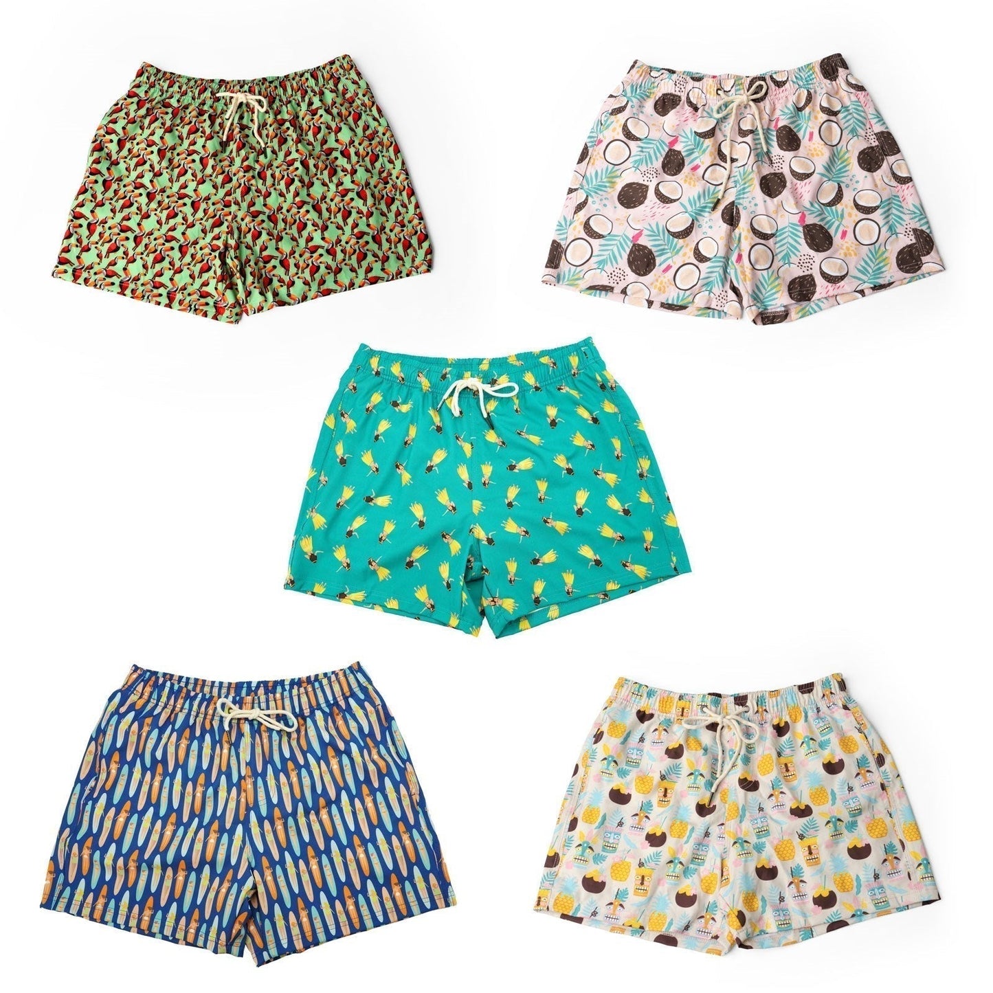 Men's UV Swim Trunks | Flower Power