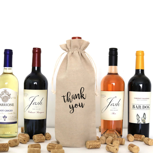 Linen Wine Bags | Multiple Options
