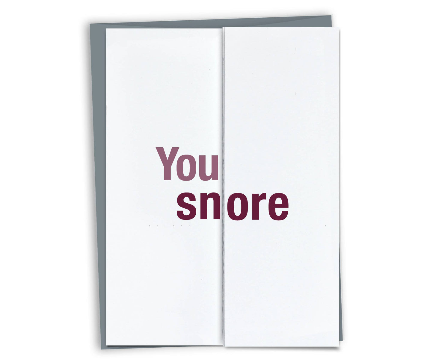 FINCH and HARE - You Snore • Funny Anniversary, Birthday, Valentine's Card