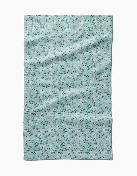 Geometry - Plumbago Bloom Tea Towel