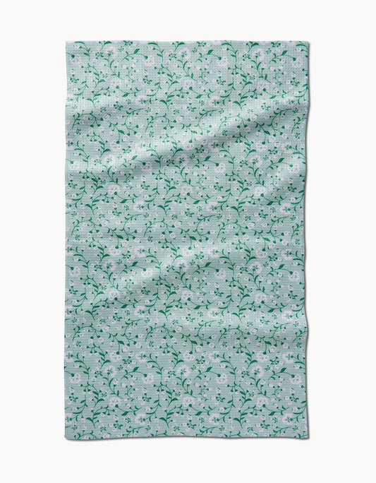 Geometry - Plumbago Bloom Tea Towel