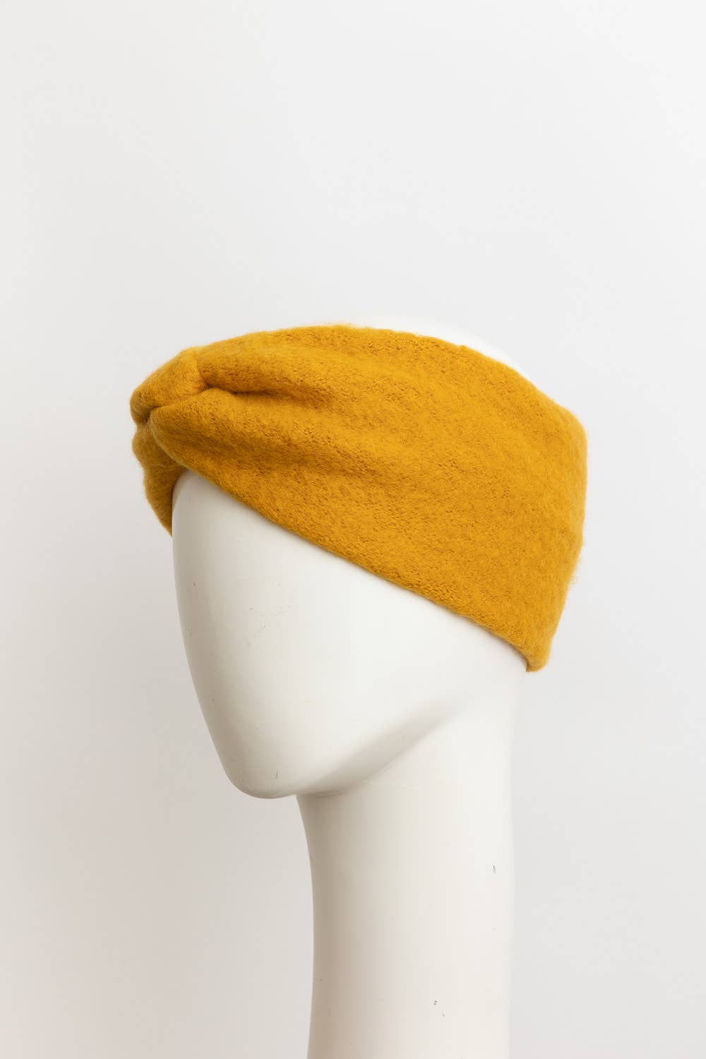 Huachi Twist Knot Boho Headband: Mustard