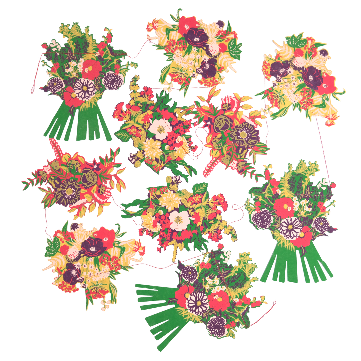 BOUQUET SEWN GARLAND