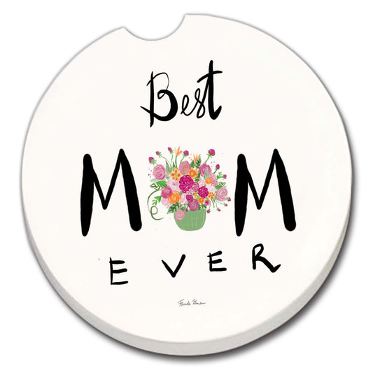 Best Mom Ever Bulk Absorbent Stone Car Coaster-NO PACKAGING