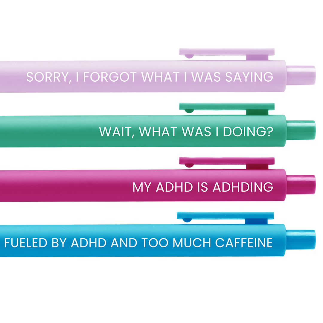 ADHD, ADD, Neurodivergent Pen Set