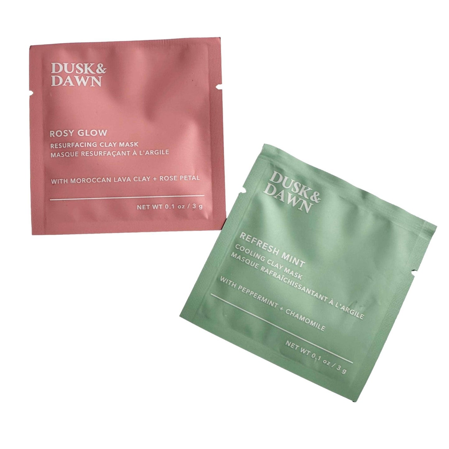 Dusk & Dawn - Rosy Glow Resurfacing Clay Mask Pouch