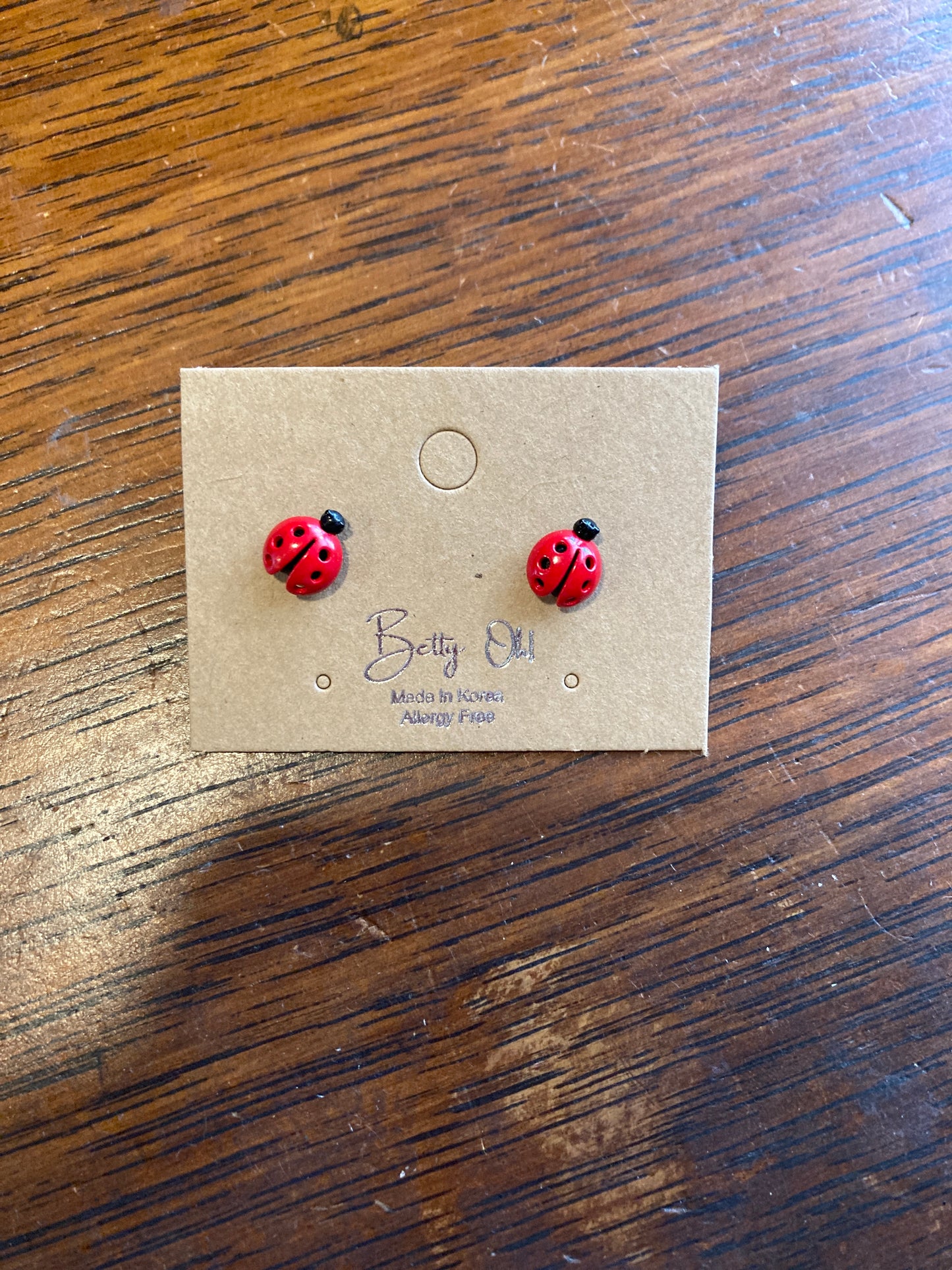 Lady Bug Earring | Allergy Free