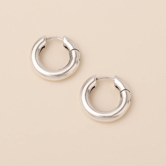 Stellar Hoop/Sterling Silver