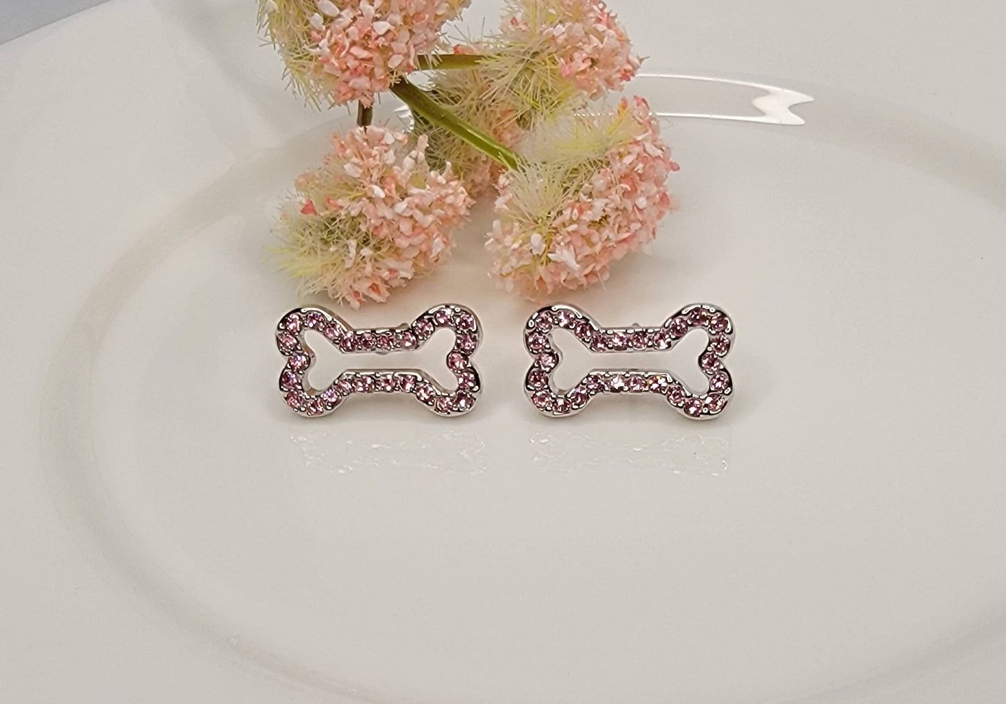 Dog Bone Post Earring
