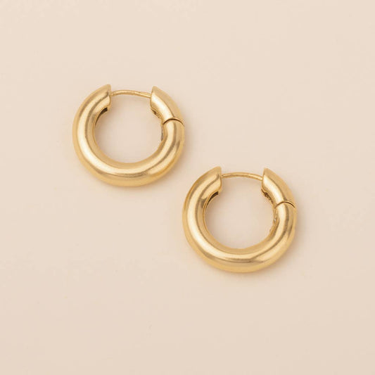 Stellar Hoop/Gold Vermeil